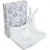 Image de Doudou et Compagnie, Doudou, Hase mit Schmusetuch weiss 10cm (10 x 23 cm)