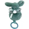 Image de Doudou et Compagnie, Boîte à musique, Musikspieluhr Hase salbeigrün 20cm