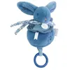 Image de Lapin DOUDOU - boite à musique lapin 20 cm Bleu