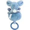 Image de Doudou et Compagnie, Boîte à musique, Musikspieluhr Hase blau 20cm