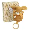Image de Lapin doudou - Boite a musique ocre