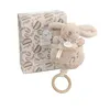 Image de Lapin doudou - Boite a musique Beige