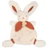 Image de Doudou et Compagnie, Doudou, Bonbon Hase Schmusetuch, terracotta 25cm (25 x 23 cm)