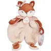 Image de Doudou et Compagnie, Doudou, Mina Schmusetuch mit Rassel 18cm (5 x 14 cm)