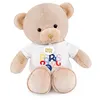 Image de Peluche Doudou et Compagnie Ours Paris avec T-shirt 2024 Beige JO Paris 2024