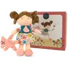 Image de Doudou et Compagnie Schmusepuppe Blumenkleid 20cm