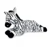 Image de Peluche Histoire d'Ours Zéphir Le Zèbre 50 cm Blanc et Noir