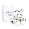 Image de Peluche Bébé Tigre Blanc Terre Sauvage - 18 cm