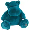 Image de Doudou et Compagnie Hippo, turquoise 40cm (40 cm)