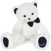 Image de Doudou et Compagnie Ours Preppy Chic, ivoire 30cm (30 cm)