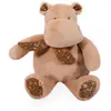 Image de Peluche hippopotame bandana beige - 22CM Beige Histoire d'ours