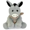 Image de Doudou et Compagnie Petit âne avec écharpe 14cm (16 cm)