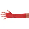 Image de mitaines longues rouge adulte - partypro 86502905