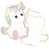 Image de set de 8 invitation babylicorne