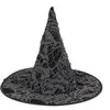 Image de Chapeau de sorciere avec toile d'araignee