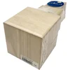 Image de Set de 3 cubes en bois naturel - Créalia