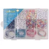 Image de Coffret bracelets à message 1200 perles lettres et cordons - Créalia