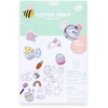 Image de Set de 2 planches de plastique créatif Printemps - Créalia