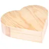 Image de Boîte Déco en Bois "Coeur" 15cm Naturel