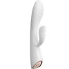 Image de Vibromasseur chauffant Flexi Rabbit blanc - Dorcel