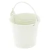 Image de Petit seau décoratif en zinc - Blanc - 5,5 cm