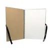 Image de Album kraft avec ruban noir - 80 pages blanches - 21 x 29,7 cms