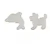 Image de Plaque pour perles à repasser - Dauphin - Chien - 2 pièces