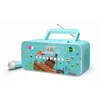 Image de Radio Lecteur CD Muse M-29 KB avec Port USB et Microphone Bleu