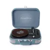 Image de Platine vinyle Bluetooth Muse MT-201 BVB Collection Vintage Bleu
