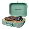 Image de Tourne-Disques 33 / 45 / 78 Tours Collection Vintage Stéréo Bluetooth Muse Vert