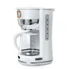 Image de Muse MS-220 W Cafetière blanc Nombre de tasse=10 verseuse en verre, fonction de conservation de la chaleur