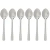 Image de Secret de Gourmet - 6 petites cuillères Moka - Inox