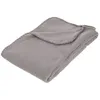 Image de Atmosphera - Plaid polaire - 125 x 150 cm - Gris