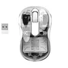 Image de Mobility Lab Phantom - Souris - connexion multiple - droitiers et gauchers - optique - 3 boutons - sans fil - 2.4 GHz, Bluetooth - récepteur sans fil USB - blanc, transparent - boîte en papier