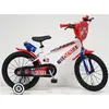 Image de Vélo enfant - Modèle 16'' Skate pour garçon de taille 100 à 120 cm avec stabilisateurs, 2 freins, Bidon arrière et plaque avant décorative