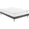 Image de Ensembles matelas sommier, latex 100% naturel 7 zones 24cm Merinos COZYGREEN 90x200