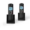 Image de Téléphone Portable Basique Alcatelel F685 Duo Sans Fil LED Indicateur de Chargement Noir