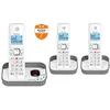 Image de Téléphone fixe sans fil Alcatel F860 Voice Trio Blanc Gris