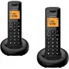 Image de Alcatel E260 DUO BLACK - TÉLÉPHONE DECT, Téléphone, Noir