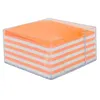 Image de Bloc + papier blanc/vert 90x90x50mm transparent