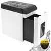 Image de Destructeur de document WAYTEX coupe croisée haute sécurité 5 feuilles bac tiroir 8L performant ultra silencieux