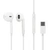 Image de Ecouteurs USB C Waytex 65561 intra-auriculaires ergonomiques avec contrôle volume et micro intégré
