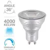 Image de Spot 345 lumens GU10 Blanc neutre Dimmable 4.5W équivalent à 35W