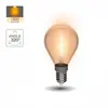 Image de Xanlite - Ampoule LED (P45) / Vintage au verre ambré, culot E14, 3,8W cons. (30W eq.), 350 lumens, lumière blanc chaud - RFDV400PA