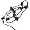 Image de Xanlite - Guirlande Guinguette LED Noire, Compatible Ampoules E27, 5m Extensible - GRL5230VB