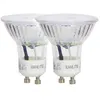 Image de Xanlite - Lot de 2 ampoules LED spots au culot GU10, 5W cons. (50W eq.), lumière blanche chaude - PACK2VG50S
