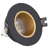 Image de Xanlite - Spot GU10 50W 2700K Rond orientable Noir et or IP20 - SP50RANO