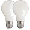 Image de Xanlite - Lot de 2 ampoules Filament LED A60 Opaque, culot E27, 806 Lumens, equivalence 60 W, 2700 Kelvins, Blanc chaud - PACK2RFE806GO