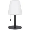 Image de Xanlite - Lampe à poser POP - cône gris rechargeable en métal LED IP44, 400 lumens, CCT et dimmable, hauteur ajustable - LP16CGRCCT