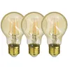 Image de Xanlite - Lot de 3 Ampoules à filament LED A60, culot E27, 340 lumens, conso. 4W éq. 32W, Blanc chaud - PACK21RFDE400GA